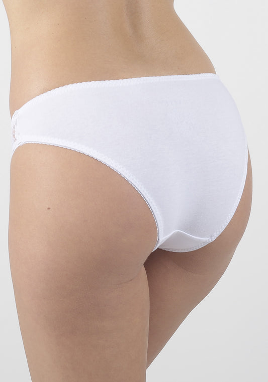 BIKINI CON ENCAJE ALGODÓN