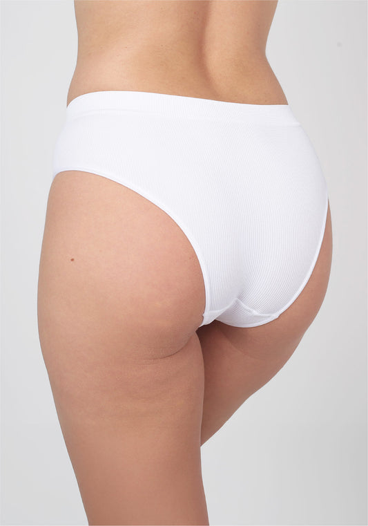 PANTALETA SIN COSTURA BLANCO MUJER