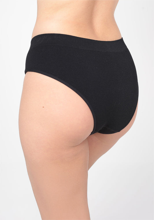 PANTALETA SIN COSTURA NEGRO MUJER