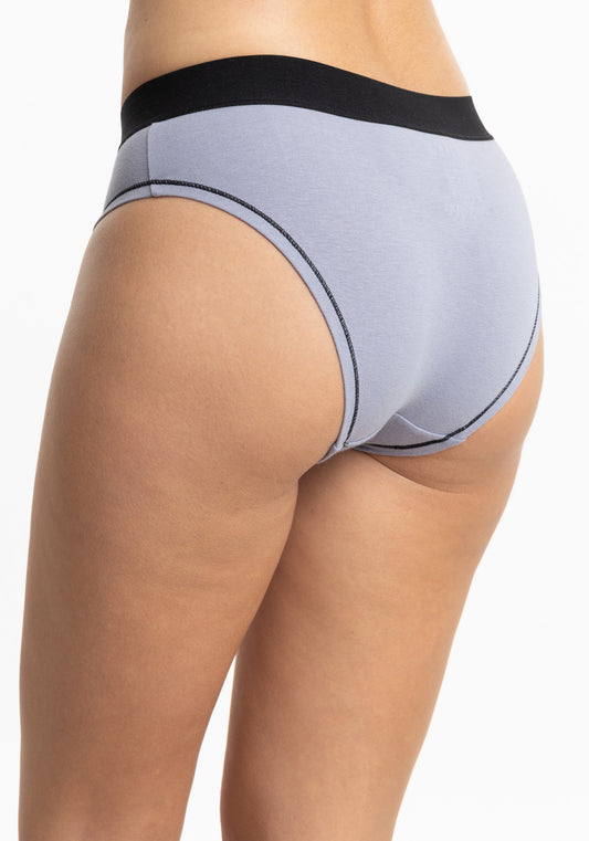 PANTALETA DE ALGODÓN AZUL DE MUJER