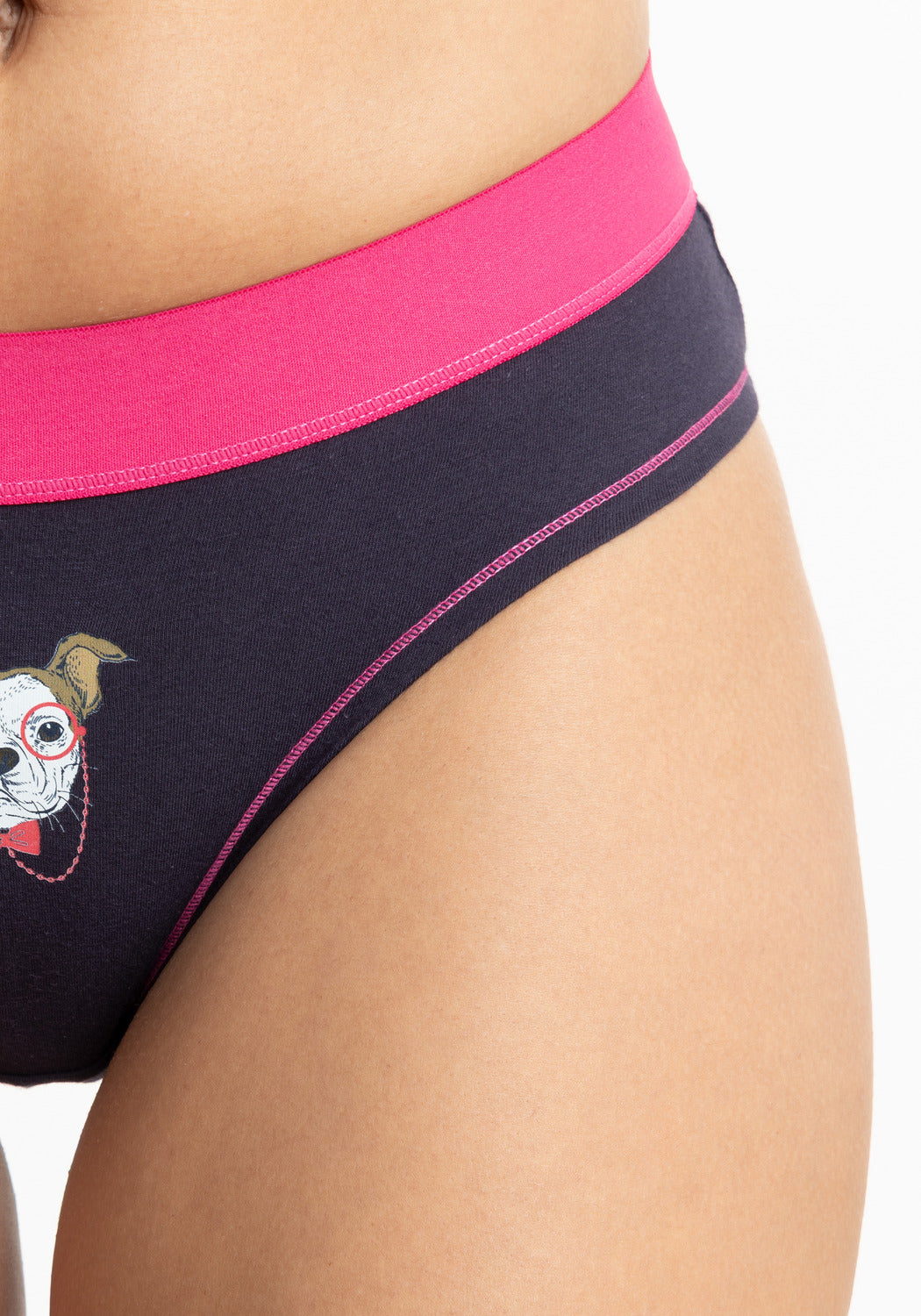 PANTALETA DE ALGODÓN FUCSIA DE MUJER