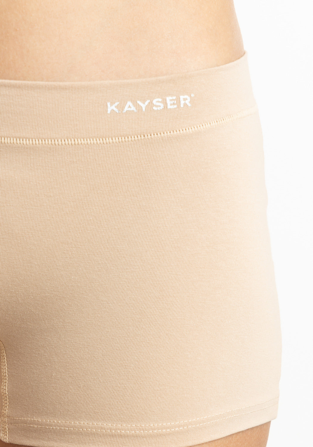 BÓXER DE ALGODÓN BEIGE DE MUJER