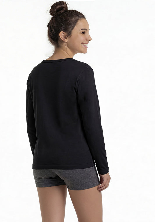 CAMISETA ALGODÓN MANGA LARGA