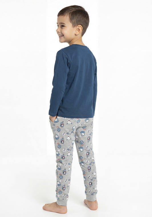 PIJAMA ALGODON AZUL KIDS HOMBRE