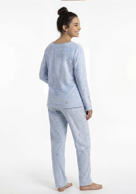 PIJAMA PLUSH CELESTE TEENS MUJER