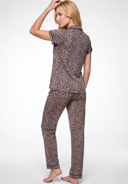 PIJAMA PANTALON SUPER SOFT ANIMAL PRINT DE MUJER