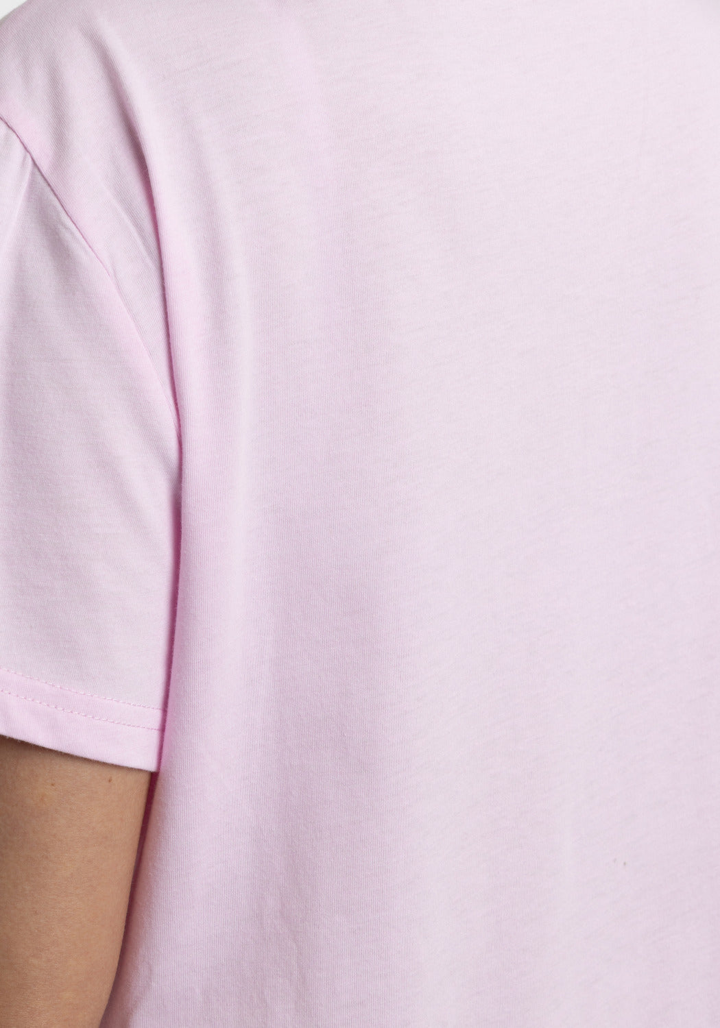 CAMISA MANGA CORTA DE ALGODÓN ROSADO DE MUJER