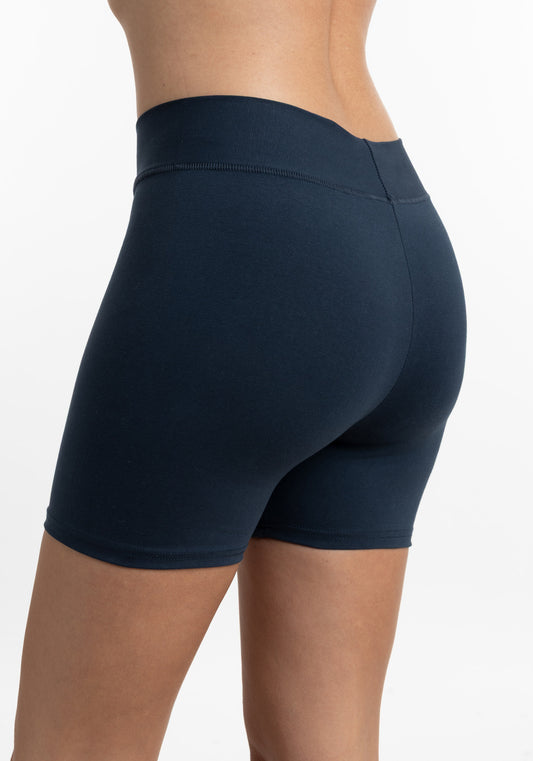 CALZA DE ALGODÓN AZUL DE MUJER