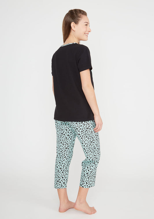 PIJAMA TEENS MUJER ALGODON