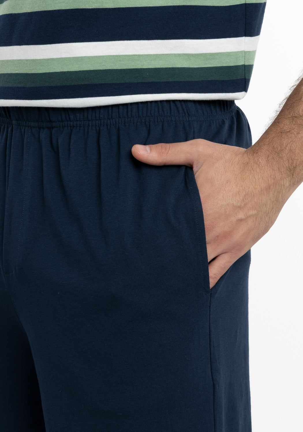 PIJAMA CORTO DE ALGODÓN KAYSER VERDE DE HOMBRE