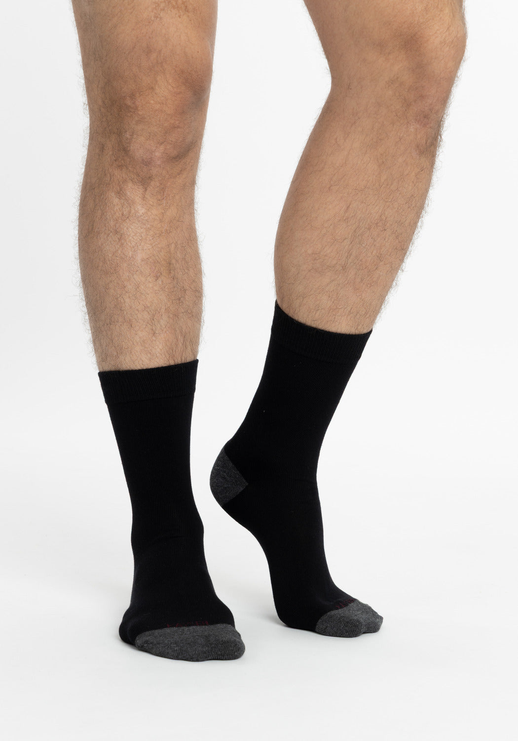 TRIPACK CALCETIN SOQUETES KAYSER DE ALGODÓN NEGRO DE HOMBRE