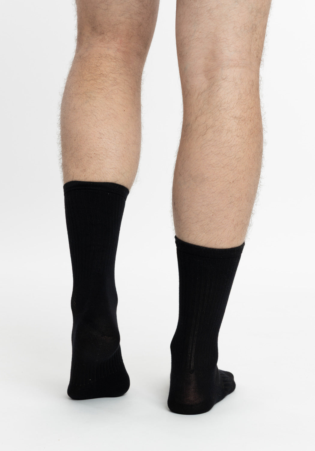 TRIPACK CALCETIN SOQUETES DE ALGODÓN NEGRO DE HOMBRE