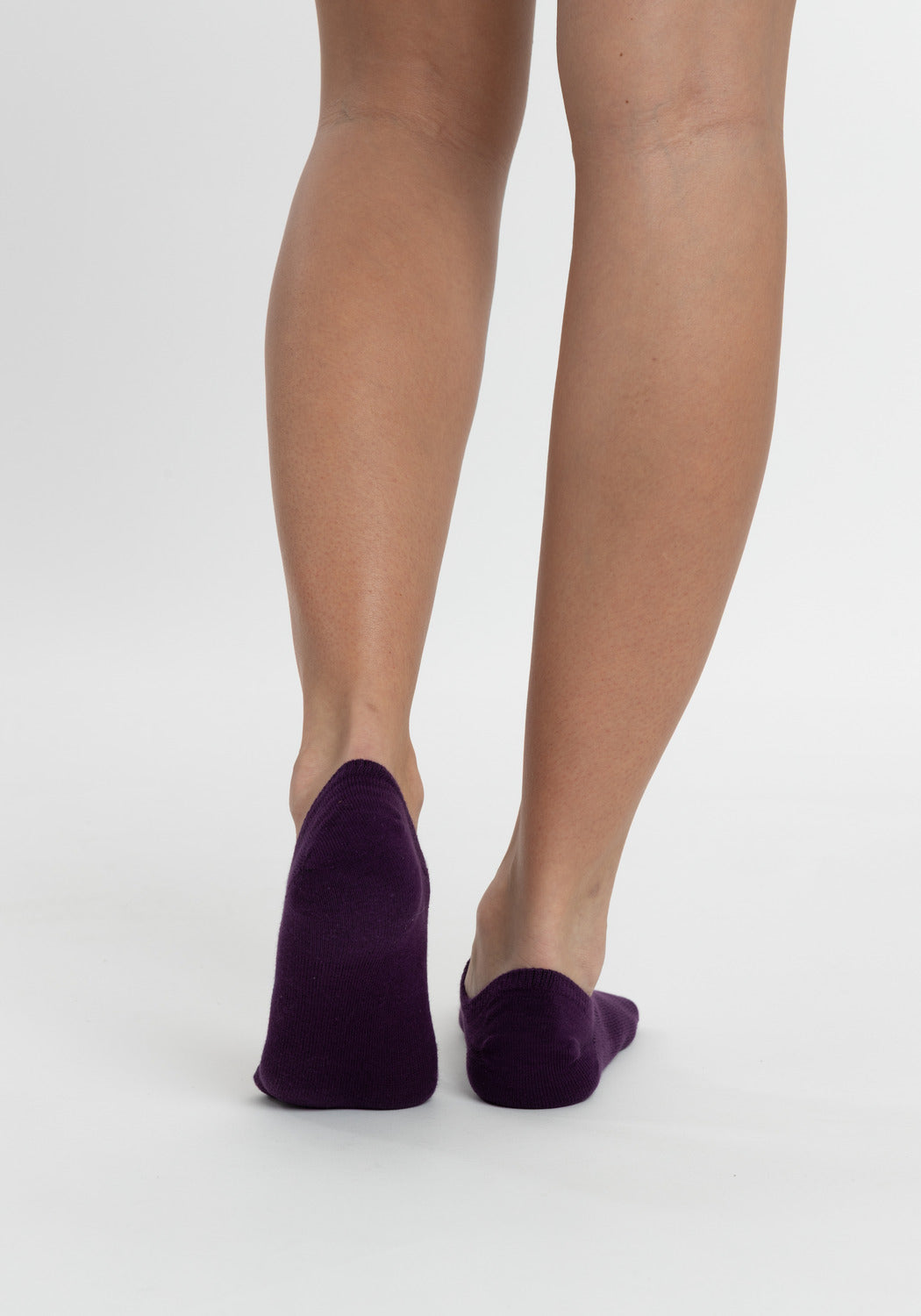TRIPACK CALCETIN INVISIBLE DE ALGODÓN LILA DE MUJER