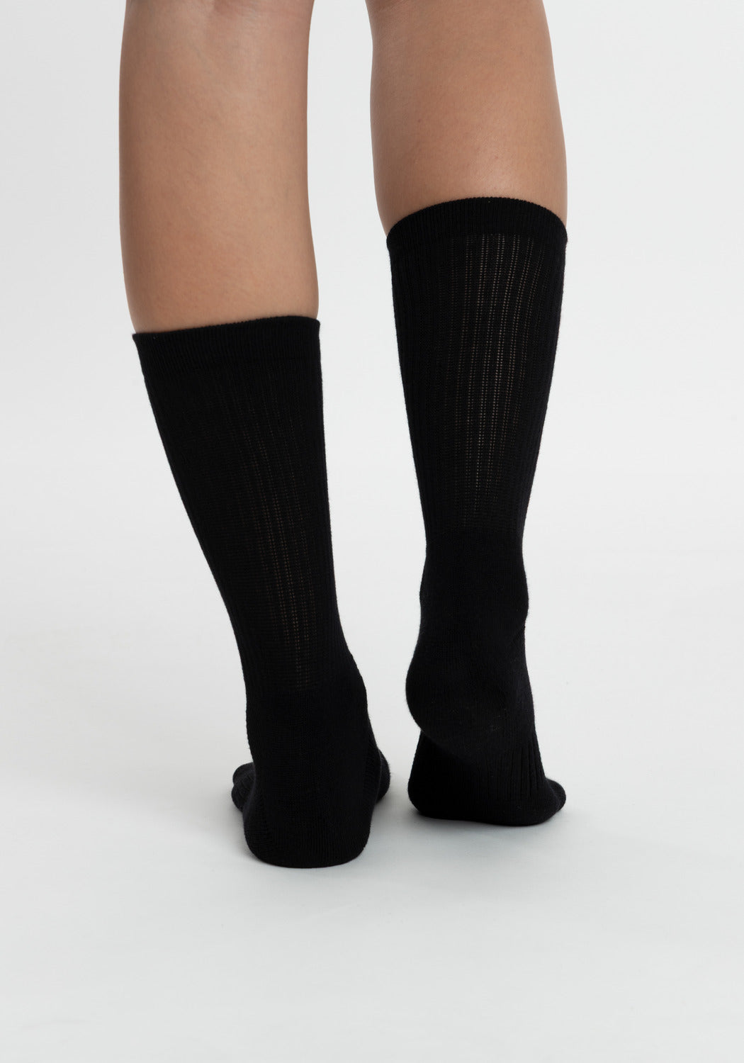 TRIPACK SOQUETES KAYSER DE ALGODÓN NEGRO DE MUJER