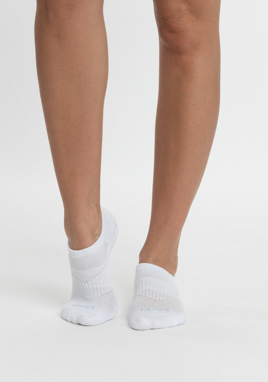 TRIPACK CALCETIN INVISIBLE DE ALGODÓN BLANCO DE MUJER