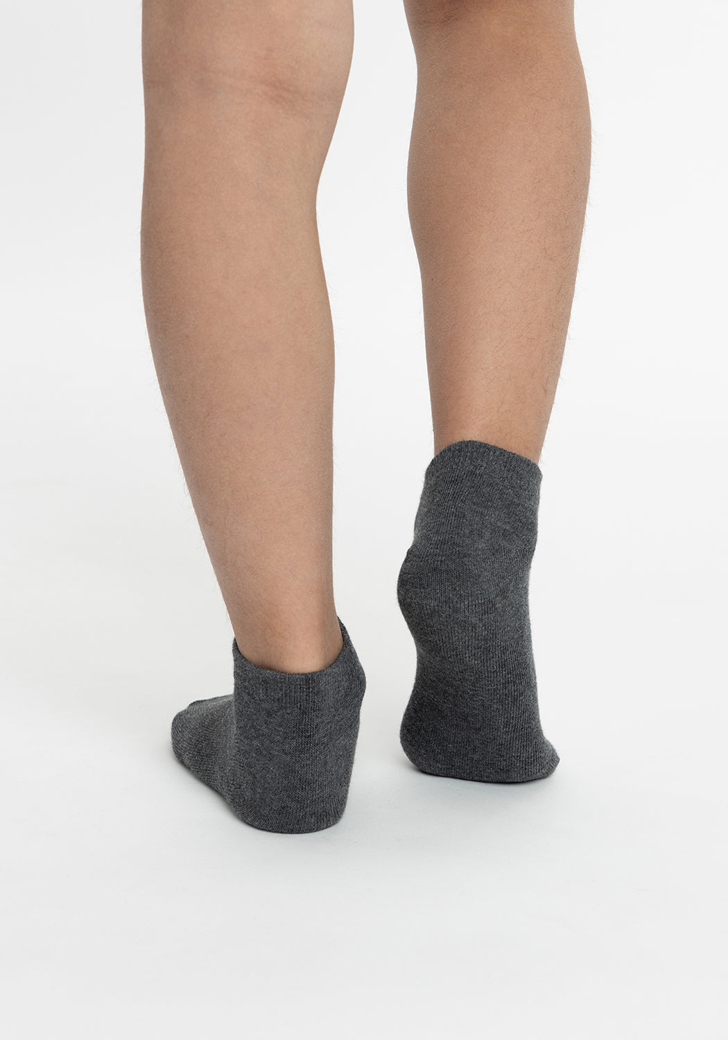 TRIPACK CALCETIN TOBILLERO DE ALGODÓN GRIS DE UNISEX