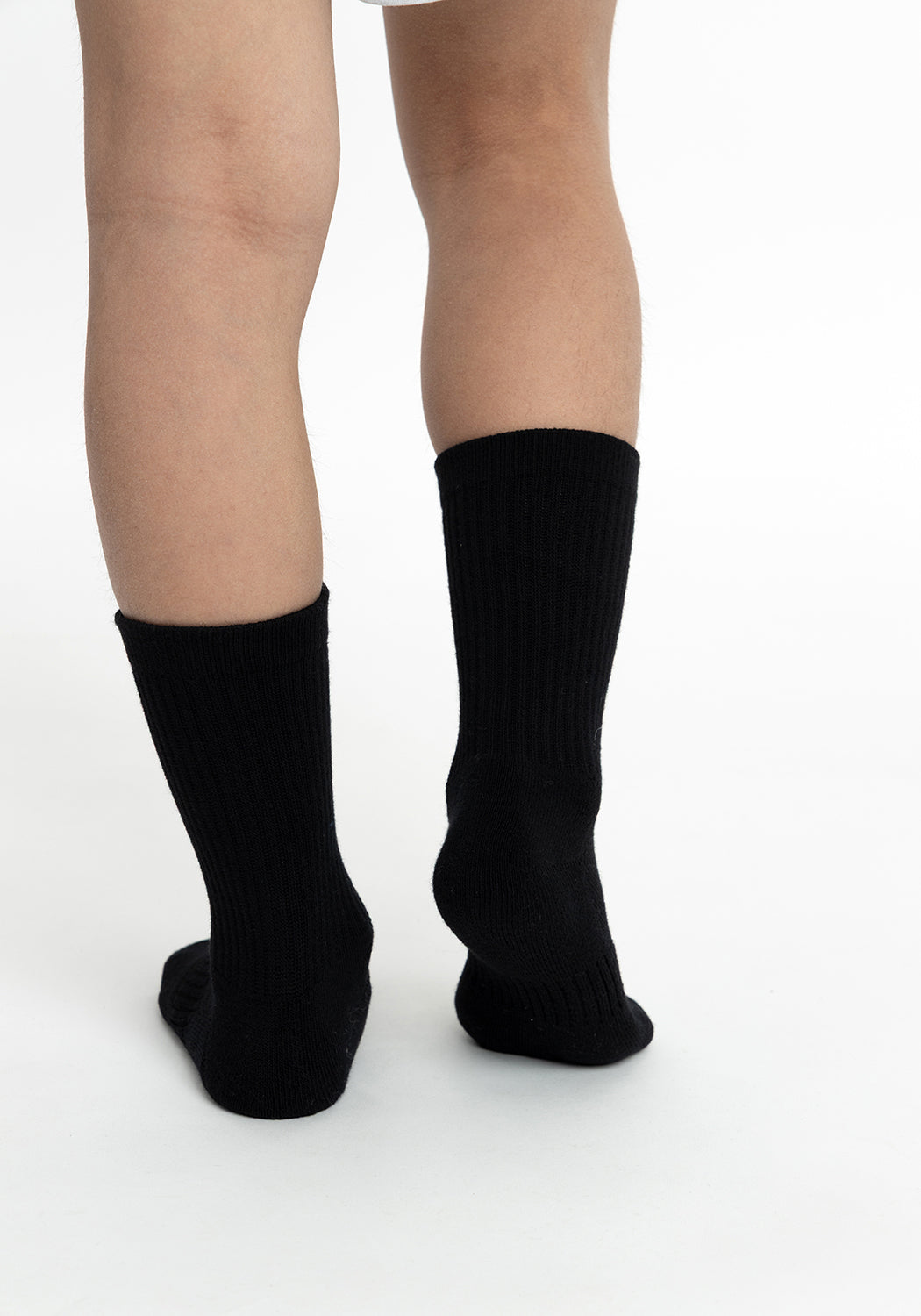TRIPACK CALCETIN SOQUETES DE ALGODÓN NEGRO DE UNISEX