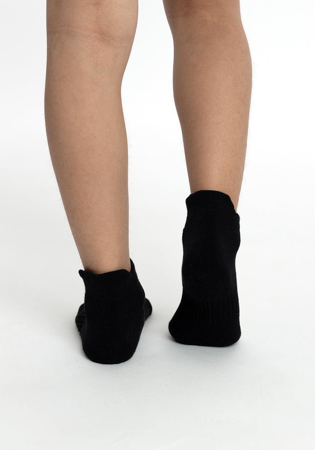 TRIPACK CALCETIN TOBILLEROS DE ALGODÓN NEGRO UNISEX