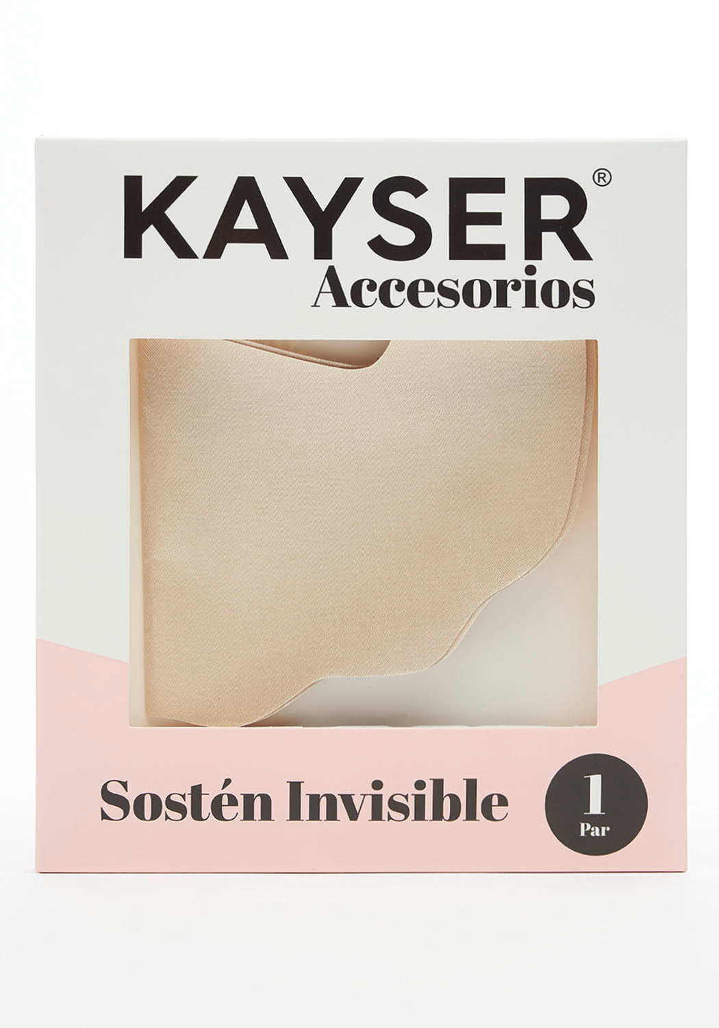 SOSTÉN DE PAPEL INVISIBLE BEIGE DE MUJER