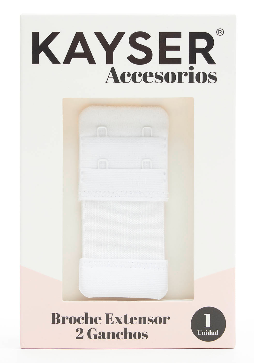 EXTENSOR DE CONTORNO CON 2 GANCHOS BLANCO DE MUJER