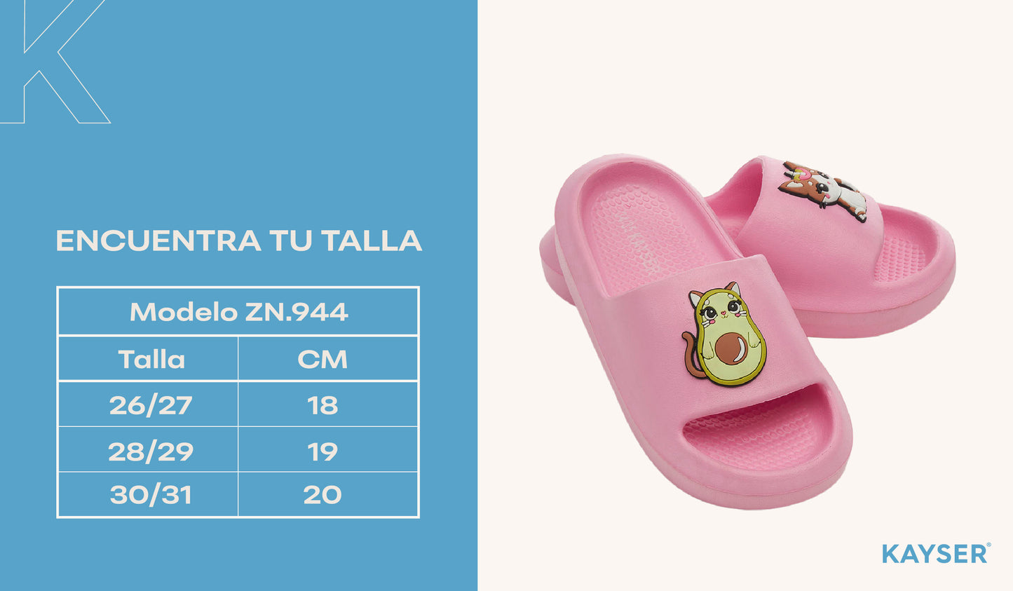 SANDALIA KIDS MUJER
