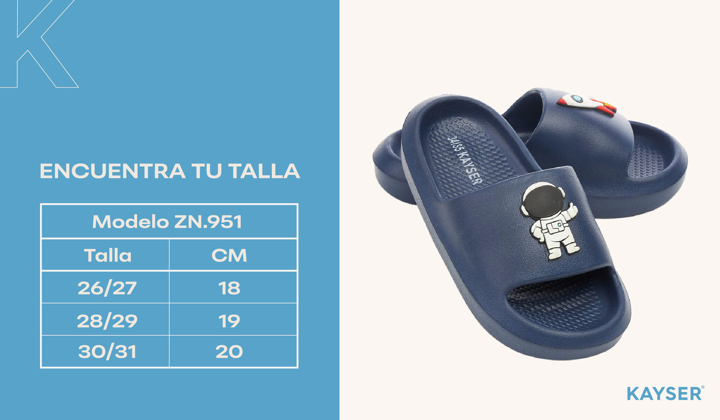 SANDALIA KIDS HOMBRE