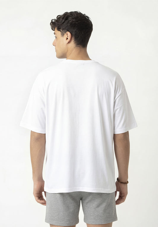 POLERA MANGA CORTA ALGODON BLANCO