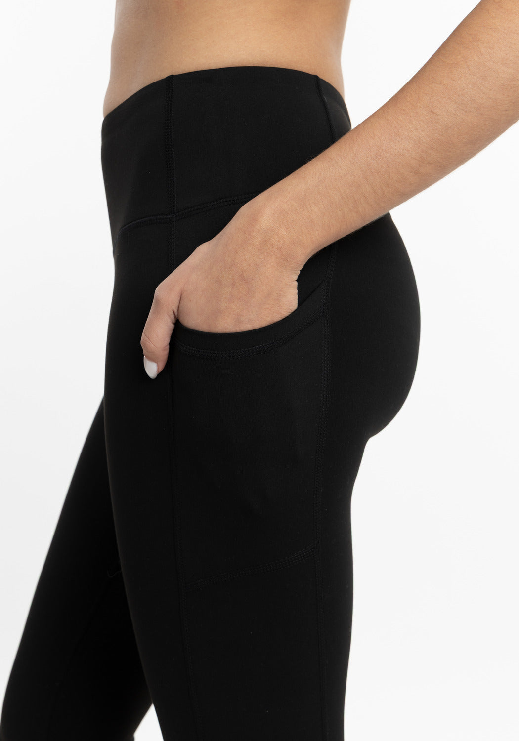 CALZA DE MICROFIBRA LARGA HEY NEGRO DE MUJER