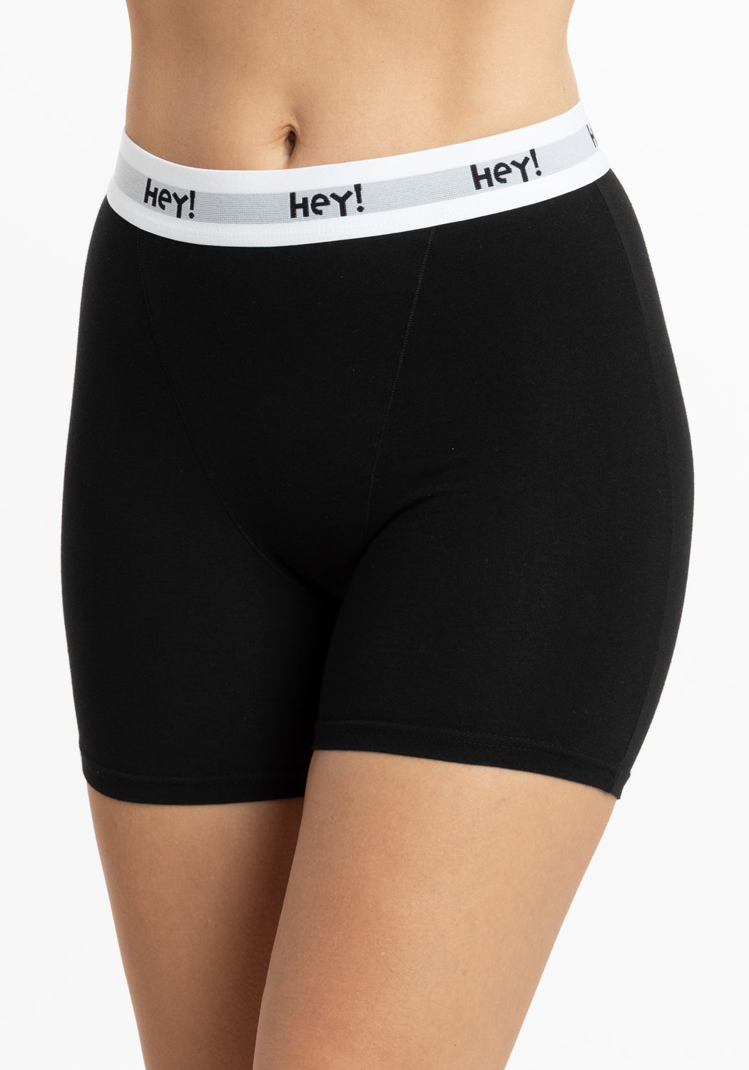 TRIPACK BÓXER DE MUJER DE ALGODÓN HEY NEGRO