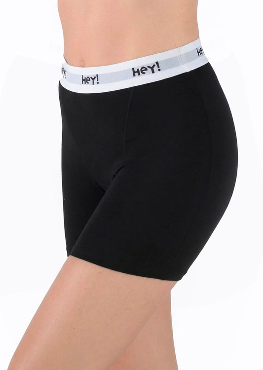 TRIPACK BOXER MUJER ALGODON NEGRO