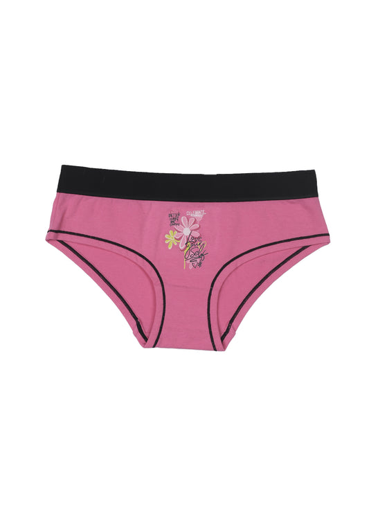 BIPACK PANTALETA ALGODÓN FUCSIA TEENS MUJER