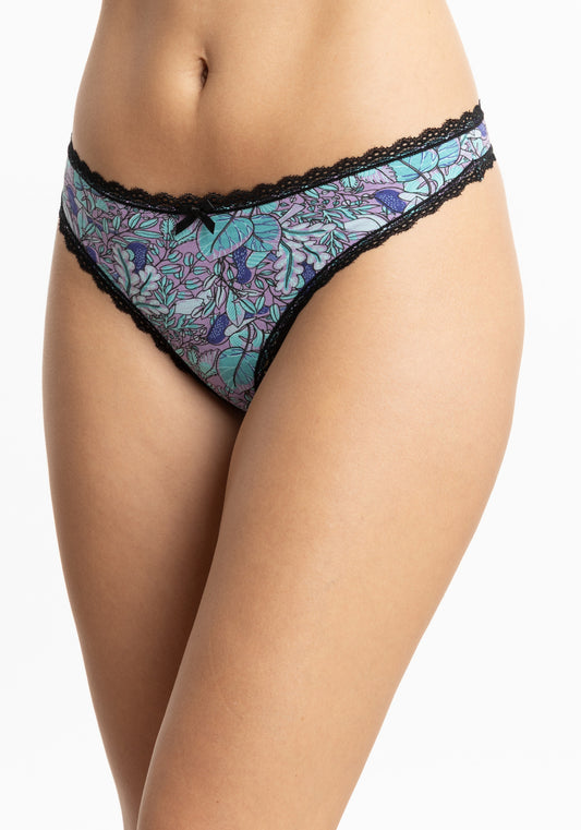 TRIPACK COLALESS DE ALGODÓN LILA DE MUJER
