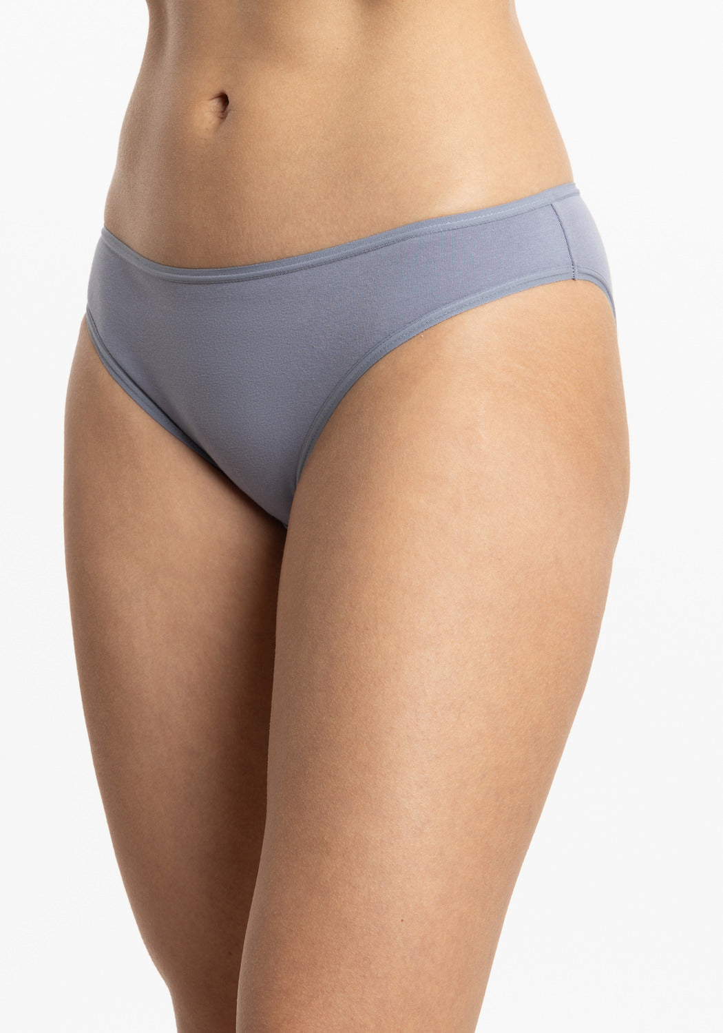 TRIPACK BIKINI DE ALGODÓN AZUL DE MUJER