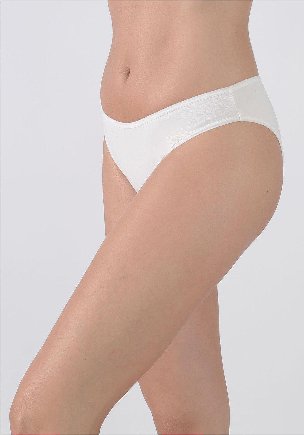 TRIPACK BIKINI ALGODÓN GRIS MUJER