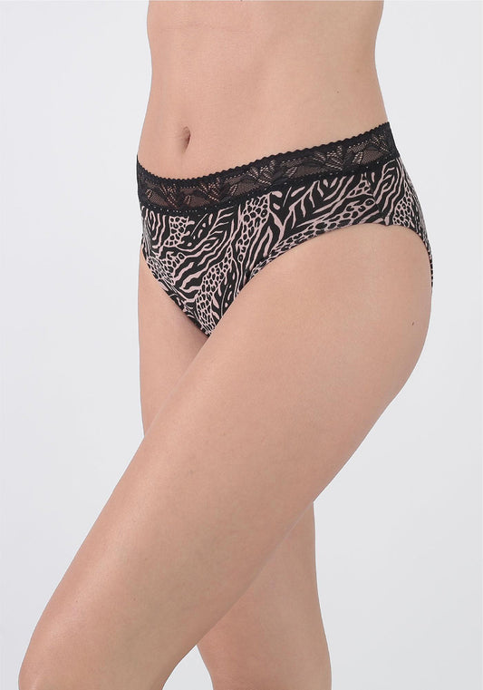 TRIPACK PANTALETA KAYSER ALGODÓN NEGRO MUJER