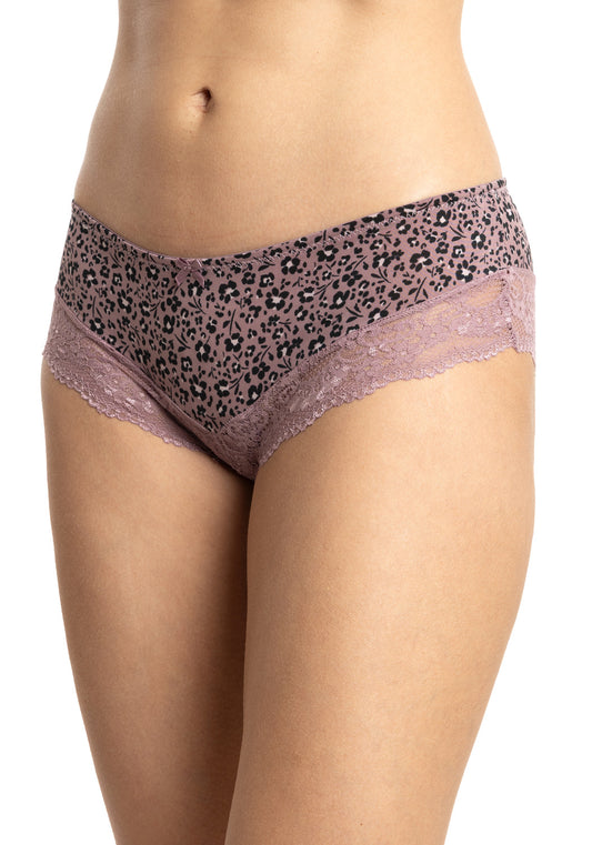 TRIPACK PANTALETA DE MICROFIBRA MORADO DE MUJER