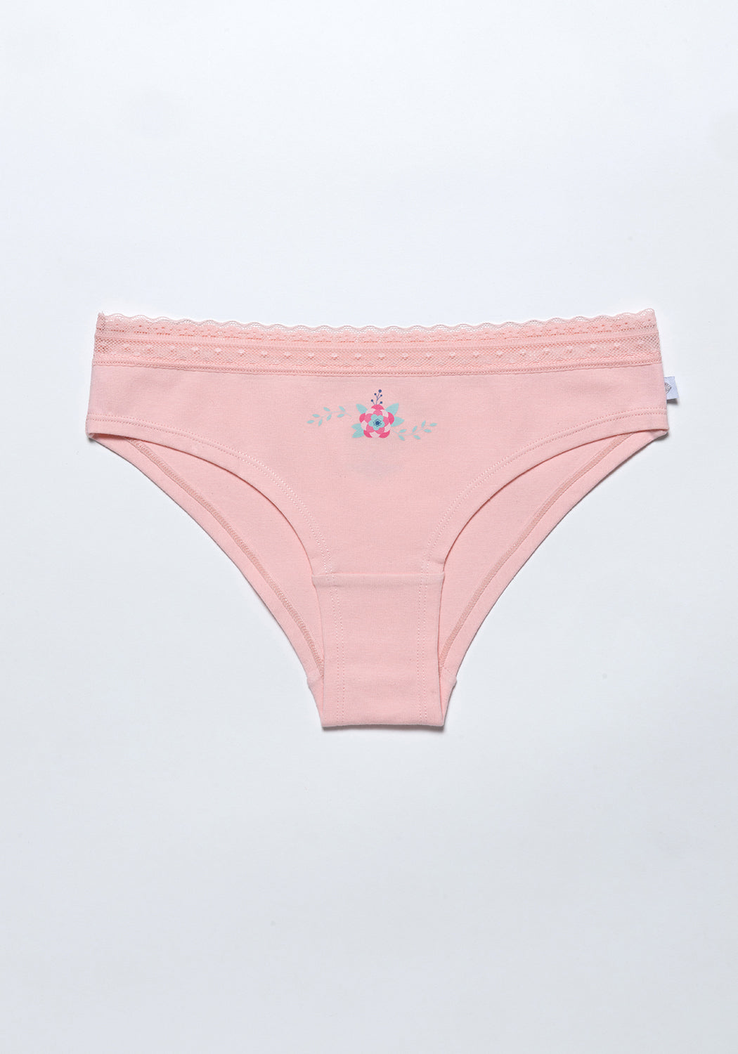 TRIPACK BIKINI DE ALGODÓN ROSADO DE TEENS MUJER