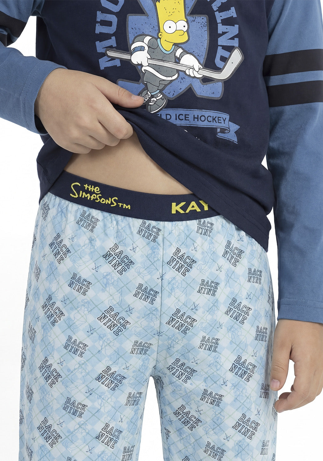 PIJAMA ALGODON SIMPSONS AZUL KIDS HOMBRE