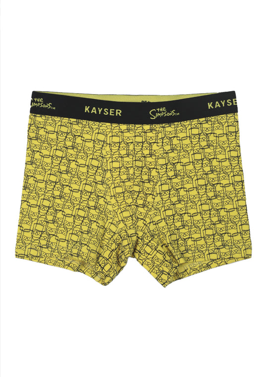 TRIPACK BOXER CORTO ALGODON AMARILLO SIMPSONS KIDS HOMBRE