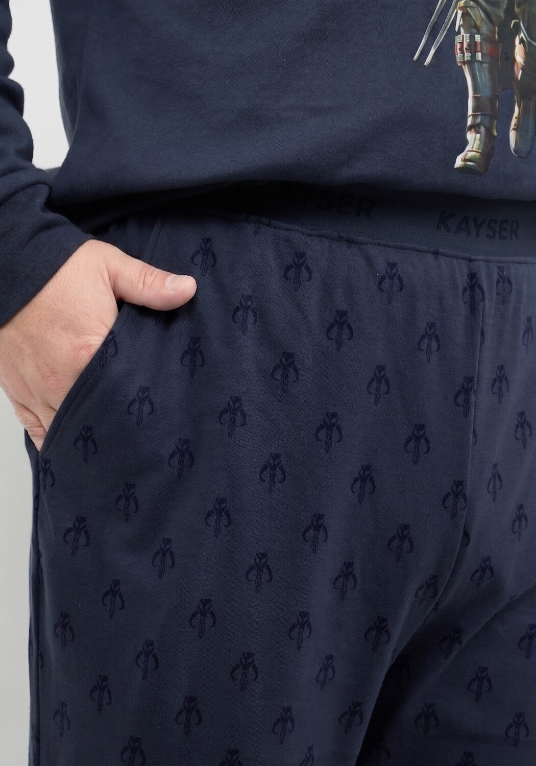 PIJAMA ALGODON STAR WARS NEGRO HOMBRE