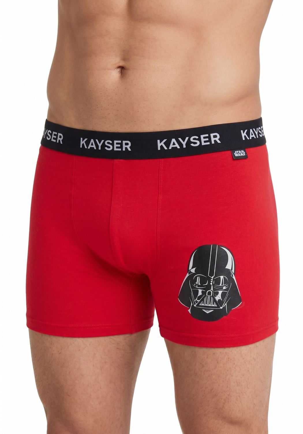 BIPACK BOXER LARGO ALGODON ROJO STAR WARS HOMBRE