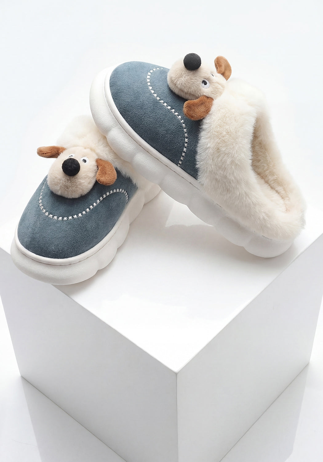 PANTUFLA INFANTIL AZUL TEENS HOMBRE