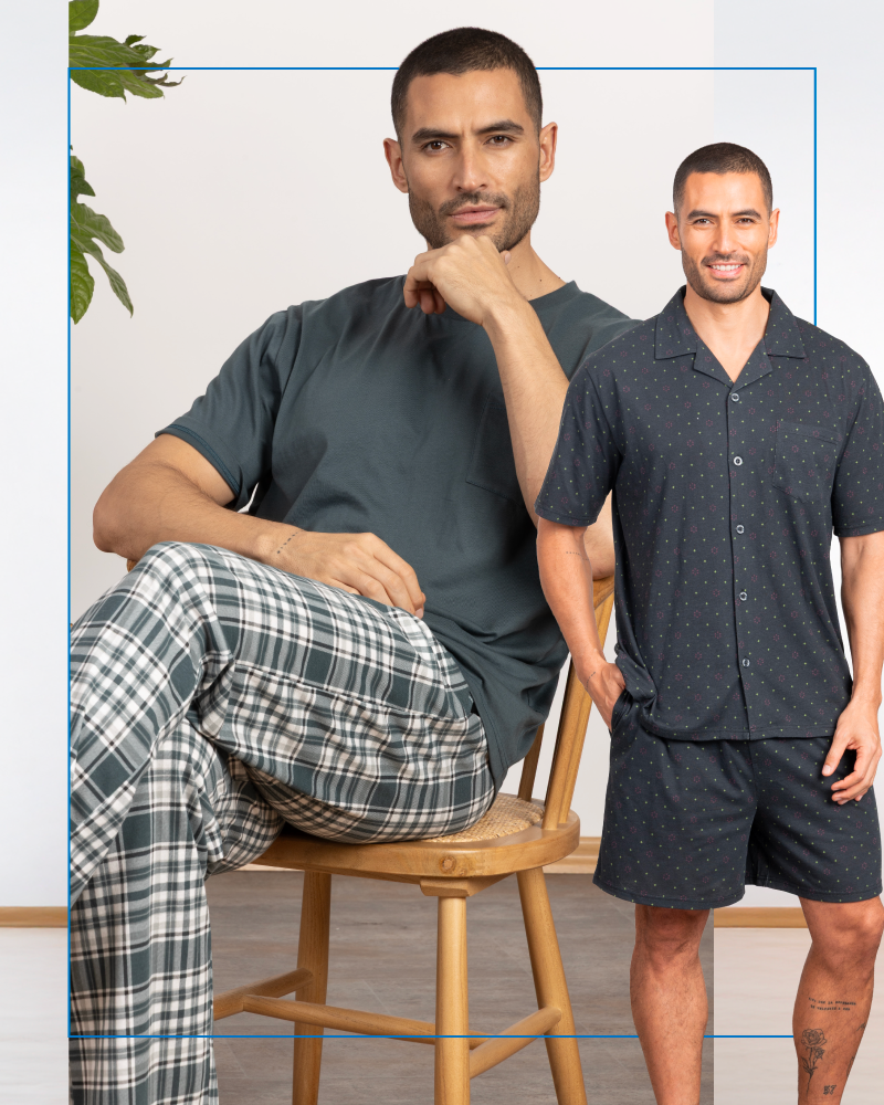 Relájate con estilo: encuentra el pijama de algodón perfecto para hombres en nuestra tienda