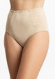 CALZÓN TIRO ALTO KAYSER MAXI DE ALGODÓN BEIGE DE MUJER