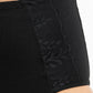 CALZÓN TIRO ALTO MAXI DE MUJER DE ALGODÓN NEGRO