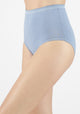 CALZON TIRO ALTO ALGODÓN AZUL MUJER