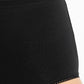 CALZÓN TIRO ALTO DE MUJER MAXI DE ALGODÓN NEGRO