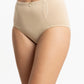 CALZÓN TIRO ALTO MAXI ALGODÓN BEIGE MUJER