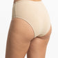 CALZÓN TIRO ALTO MAXI ALGODÓN BEIGE DE MUJER