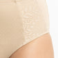 CALZÓN TIRO ALTO MAXI ALGODÓN BEIGE DE MUJER